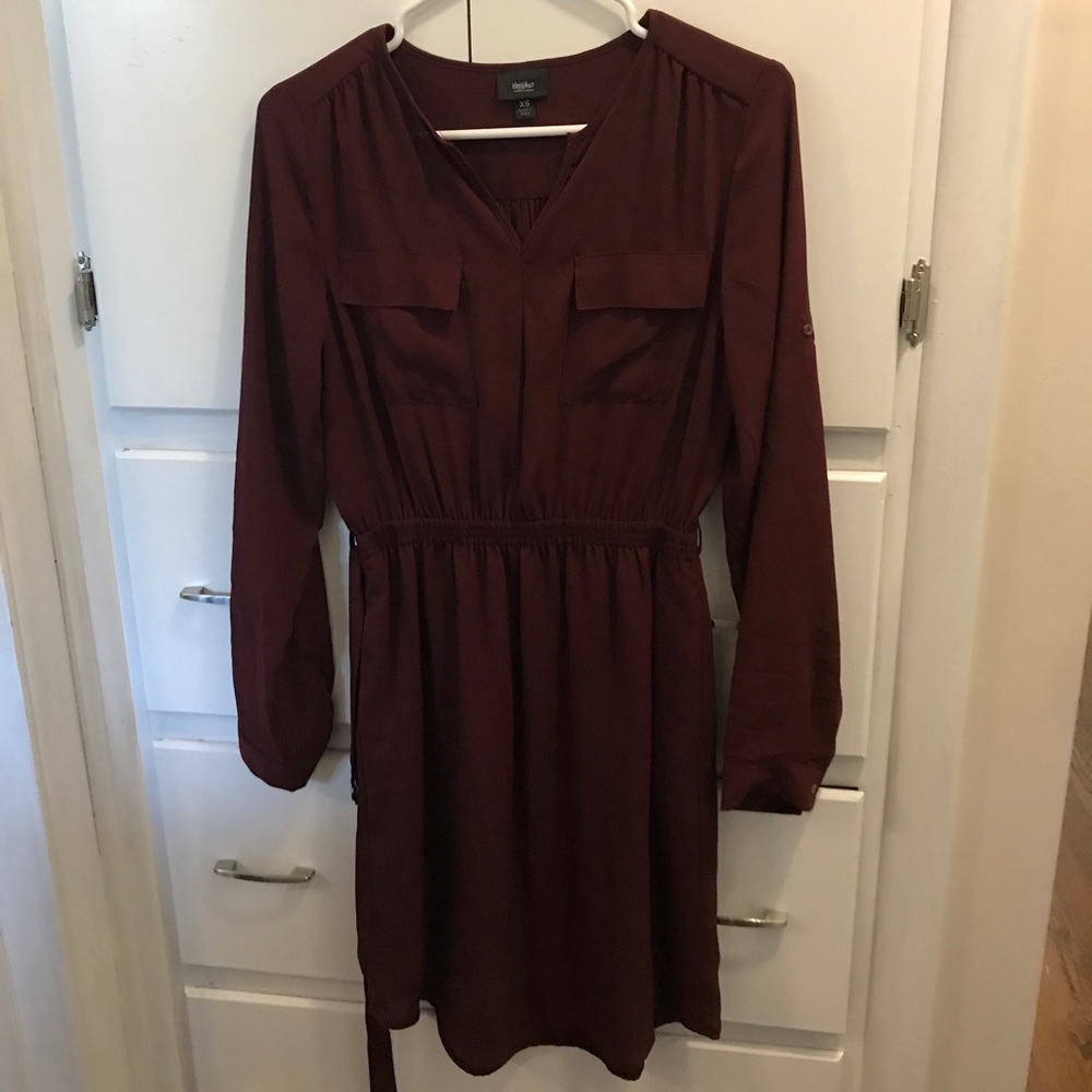 Maroon dress