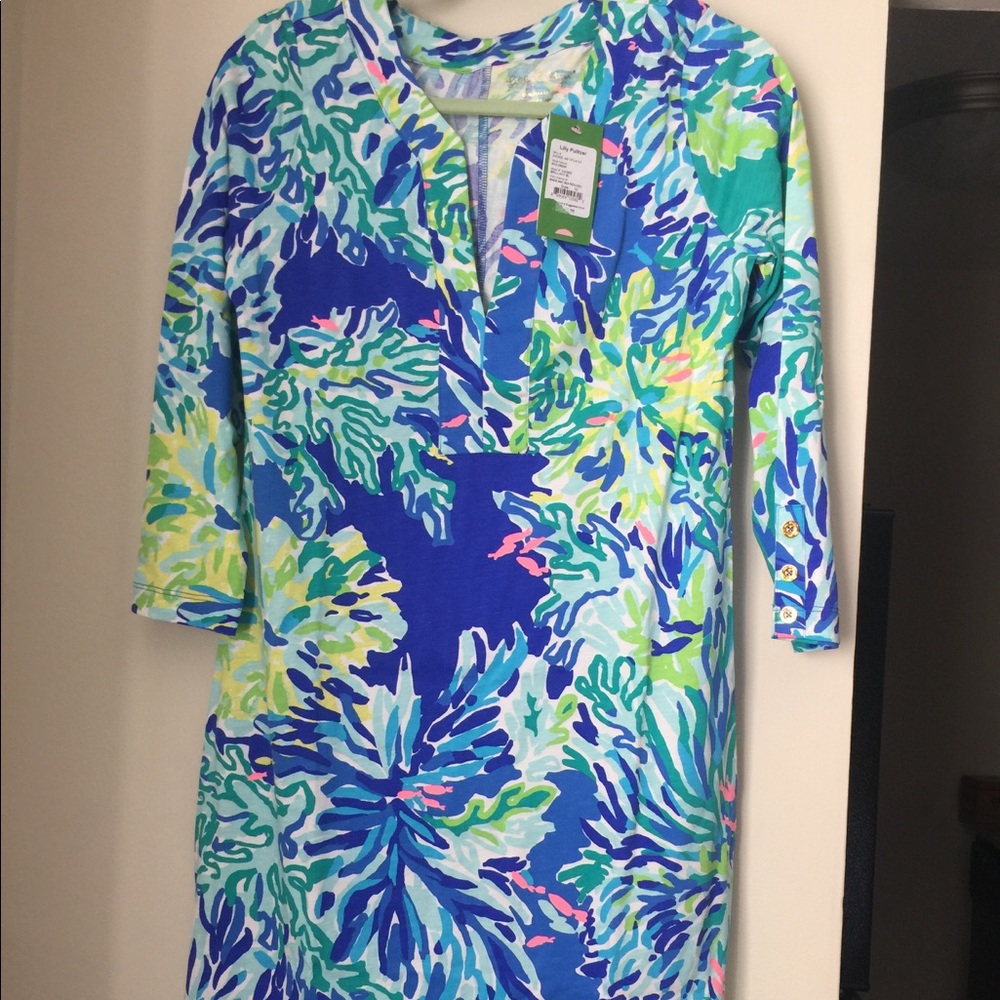 NWT LILLY PULITZER RIVA DRESS M. MOVING MUST GO - Picture 1 of 2