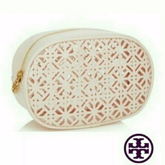 Tory Burch Handbags - 🆕Tory Burch Blush Pink Patent Cosmetic Bag