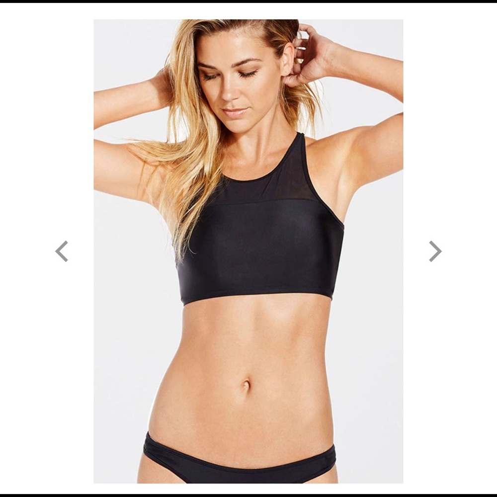 Fabletics Jaz bathing suit with mesh inserts