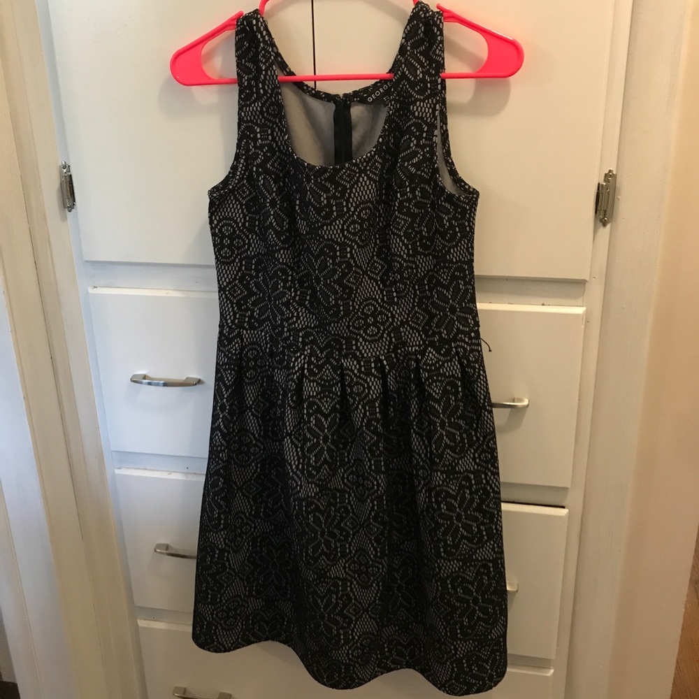 Lace black dress