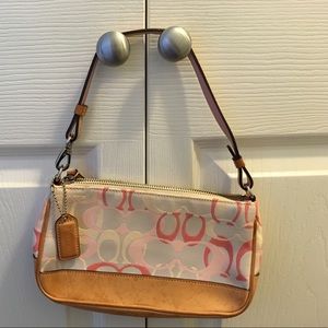 Coach light pink shoulder bag