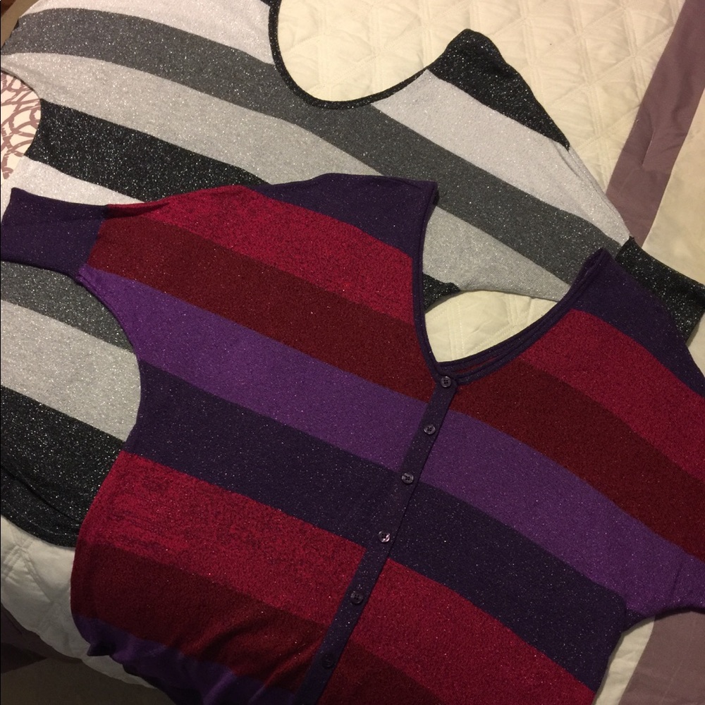 Each Worn Once! Two cute express sweaters!