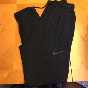 Nike dri-fit light weight joggers, small