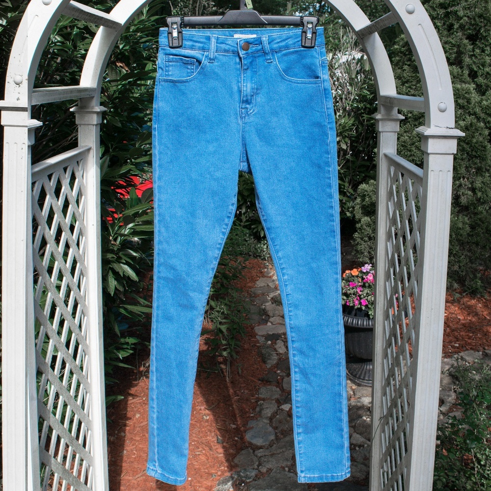 Medium Blue Skinny Jeans