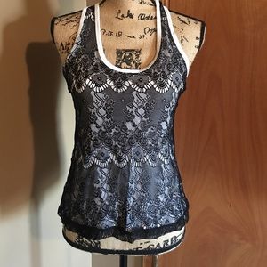 Lace tank top