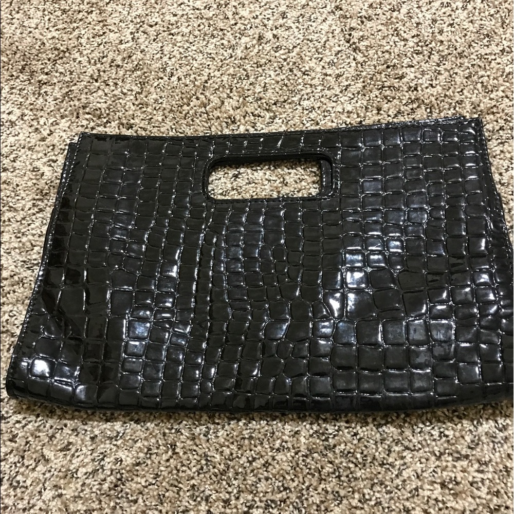 Black clutch purse