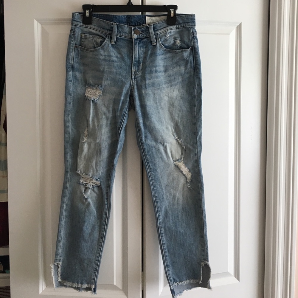 Treasure & Bond Mid-Rise Skinny Boyfriend Ankle