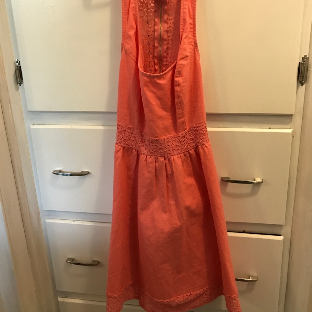 Coral dress
