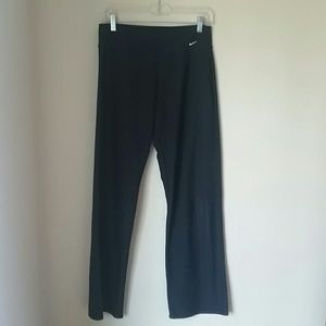 Nike wide leg yoga pants