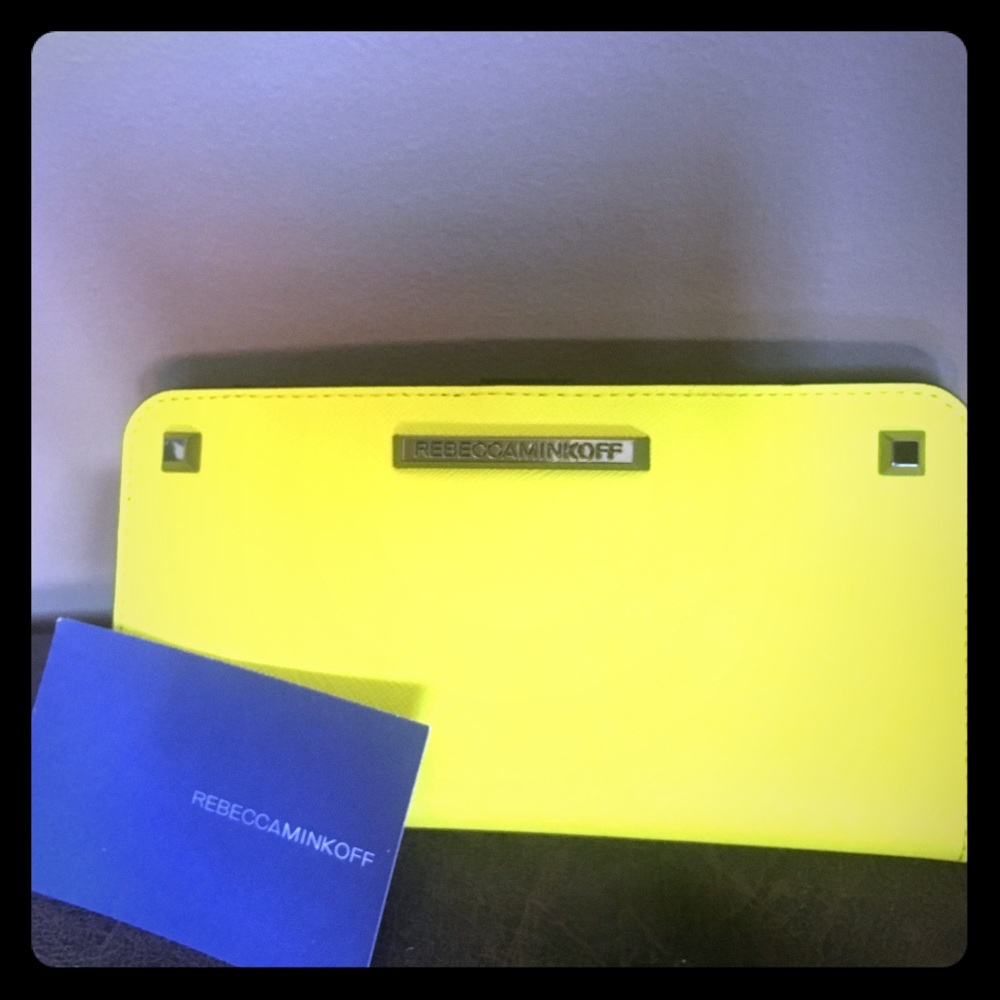 Rebecca Minkoff Leather Snap Wallet