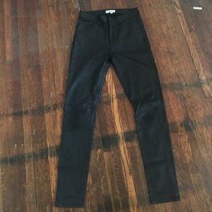 Black High Rise Denim