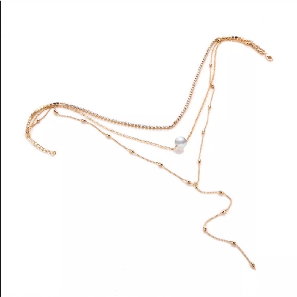 🎀Last one🎀Dainty Three Layered Necklace🎀 - Picture 2 of 3