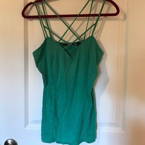 BKE strapped green tank.