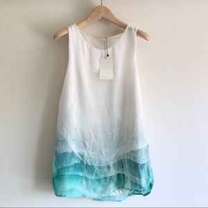 New W/ Tag Zara Turquoise Tank Size M