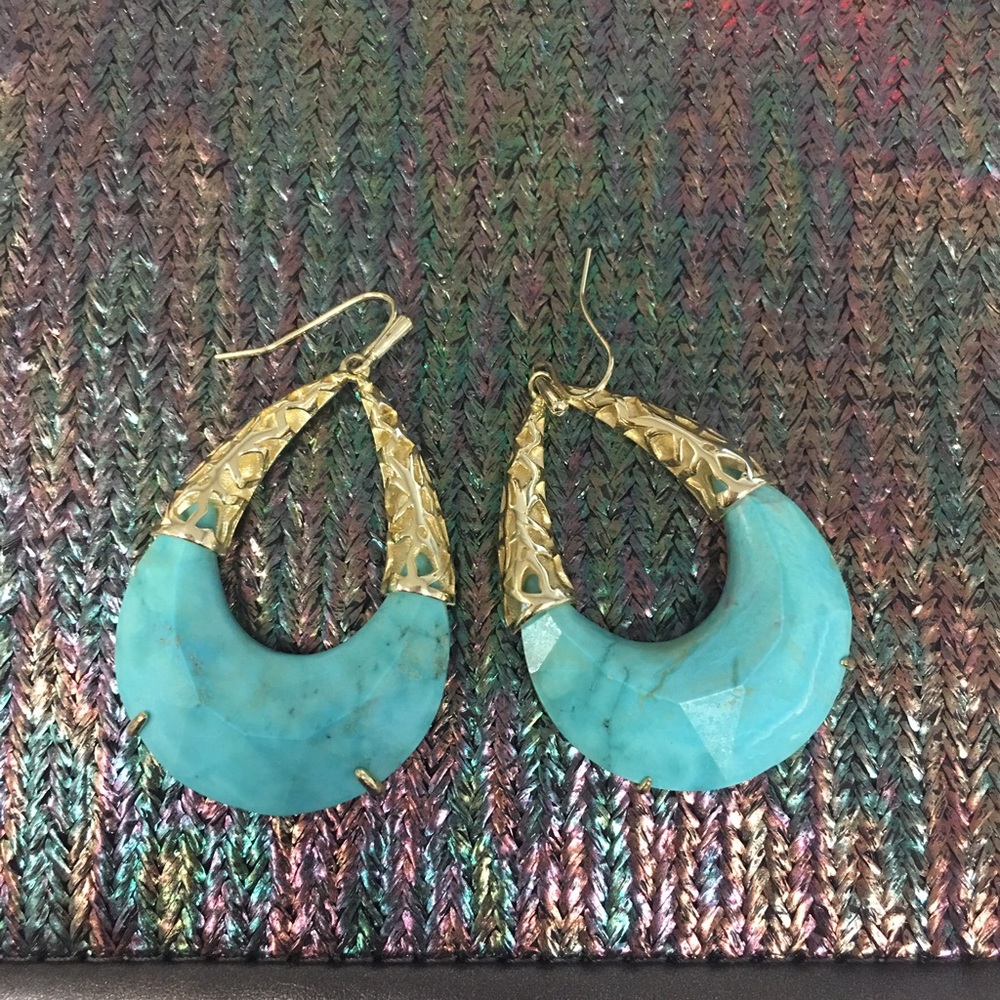 Kendra Scott Turquoise Reyna Earrings