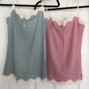 Set of 2 Aerie Camis, Size Small