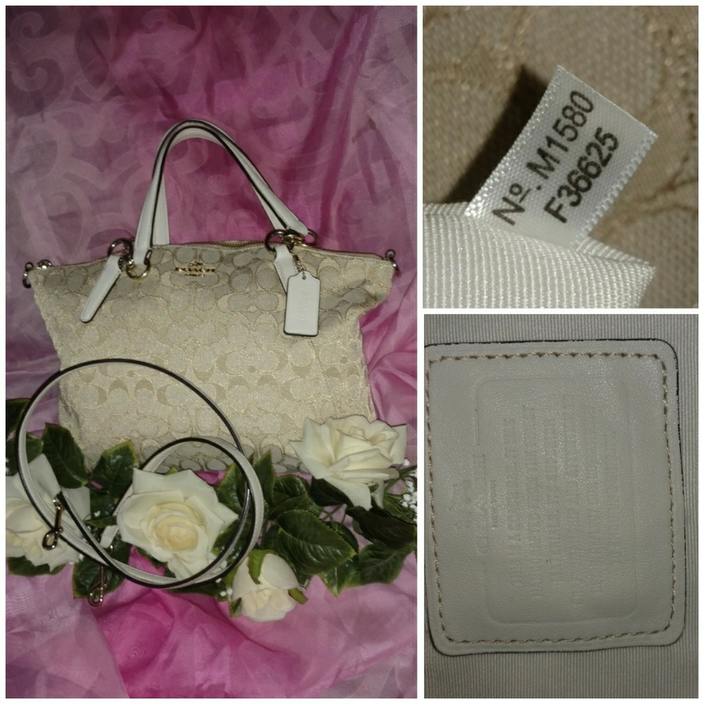 Small Coach Kelsey Convertible Satchel Like New