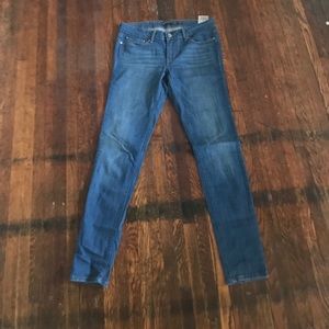 Mid Rise Medium Wash Denim