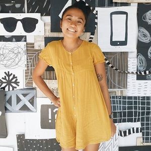 Mustard Romper