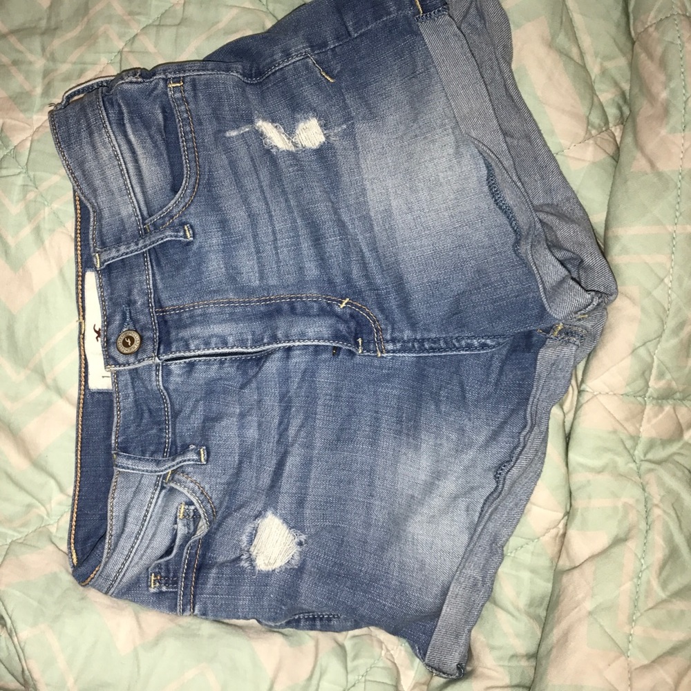 High rise hollister shorts