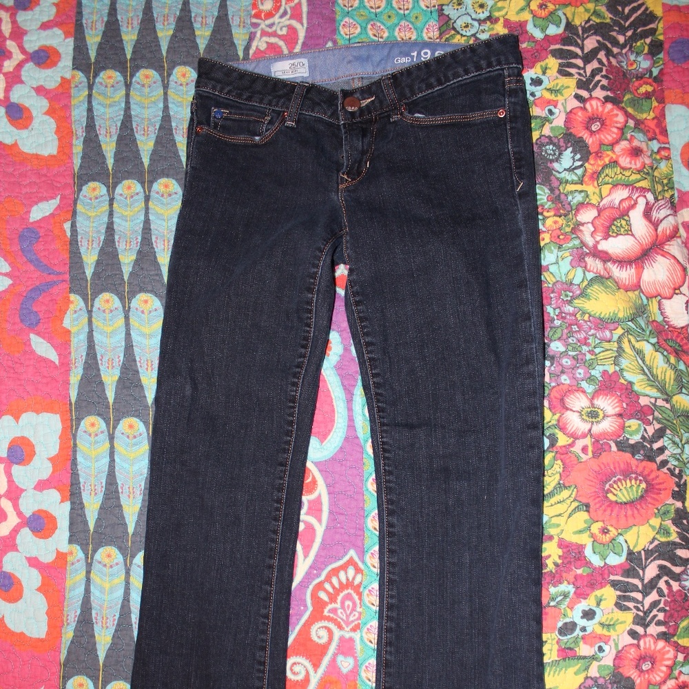 GAP Sexy Boot Cut Dark Wash Jeans