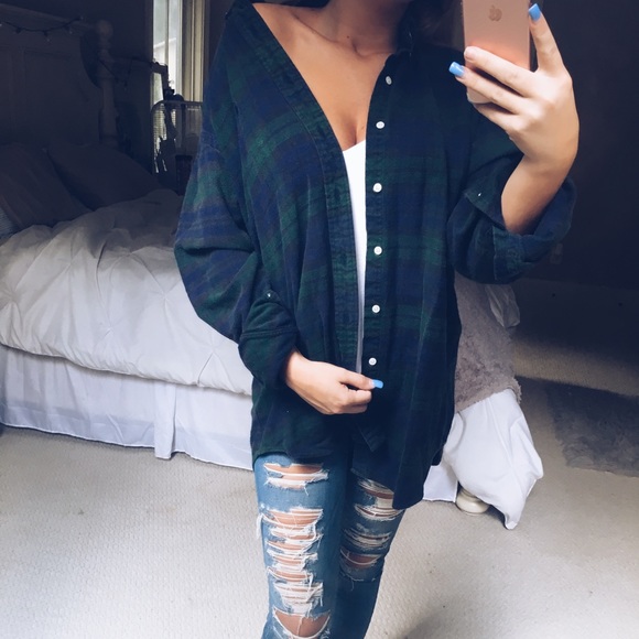 LF Tops - vintage polo flannel