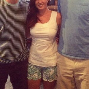 White top from Banana Republic.