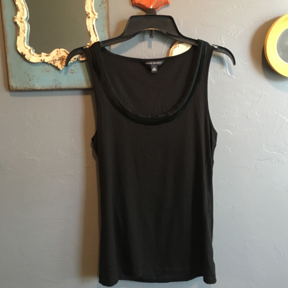 Banana Republic Black Tank Top, size M