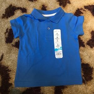 Baby boy blue collar shirt