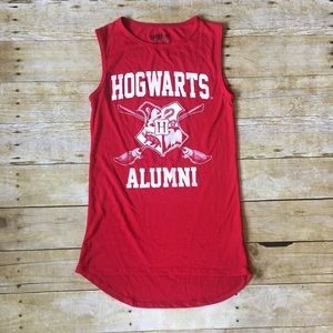 Harry Potter Hogwarts Alumni Graphic Tank Size S