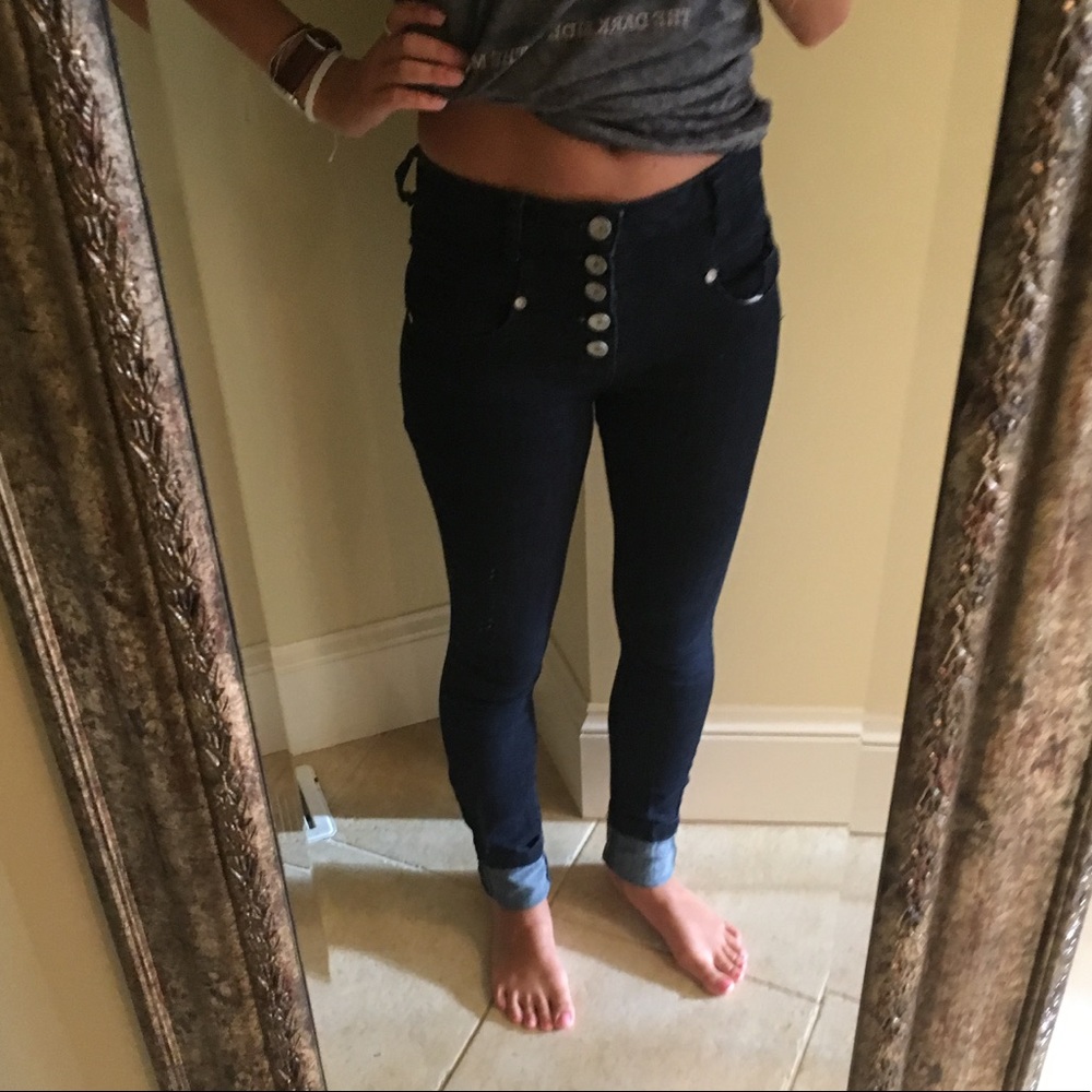 High Waisted Skinny Jeans
