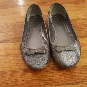 Sz 10 Silver Lane Bryant Ballet Flats
