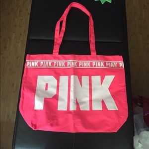 Super Cute Neon PINK VS Large tote