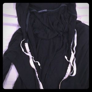 Brandy melville classic black zip up