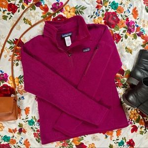 NWOT Patagonia Better Sweater 1/4 Zip CRAFTPINK