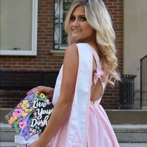 Baby pink dress!