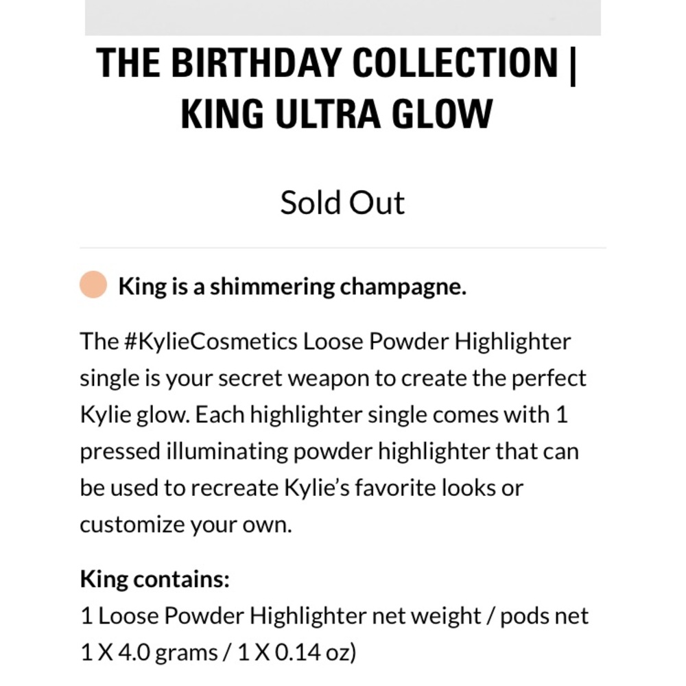 Kylie KING Ultra Glow - Picture 2 of 3