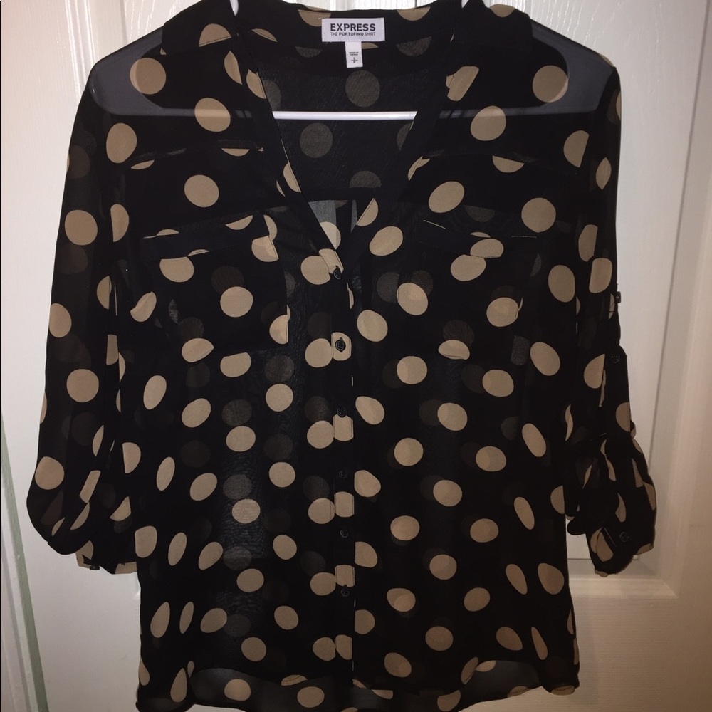 THREE-Each worn once express portfolio shirts!