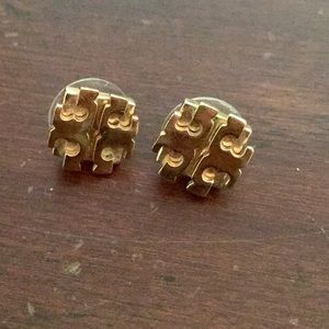 Tory Burch Emblem Earrings