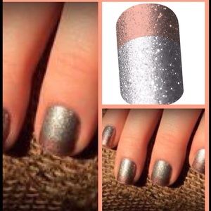 Jamberry Nail Wrap Sparkle All dressed up French