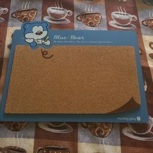 Blue bear morning glory court board