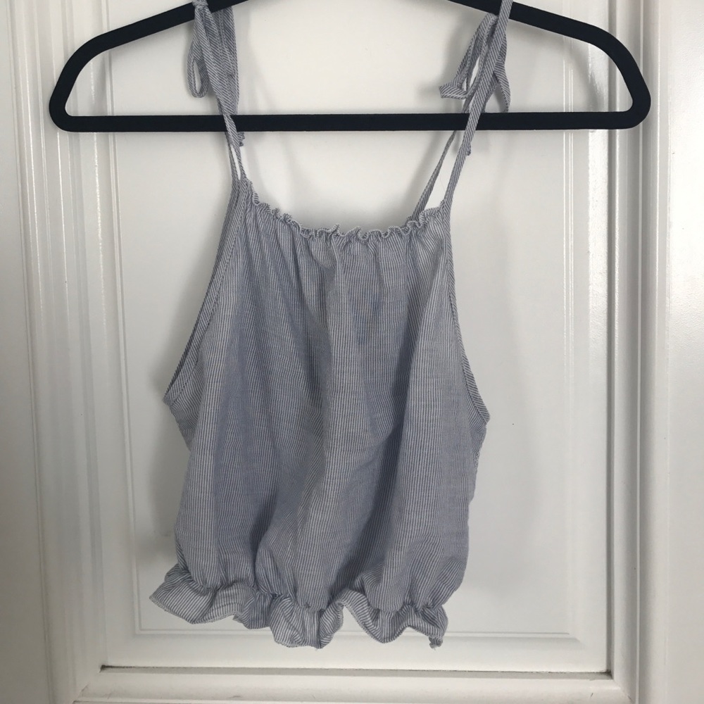 Brandy Melville Striped Crop Tank