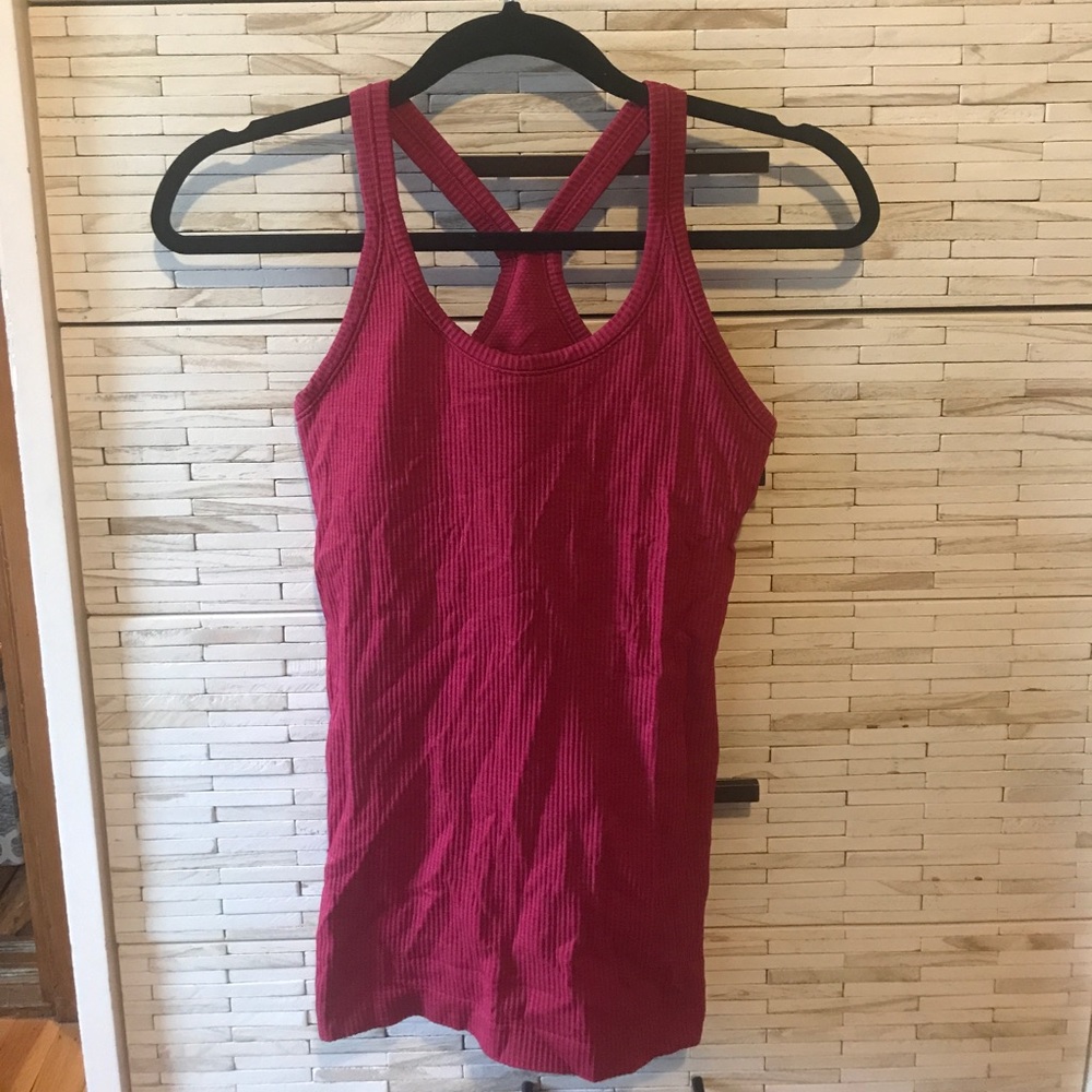 Red Lululemon Tank Top Size 2