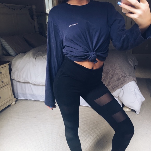 Tommy Hilfiger Tops - navy tommy tee