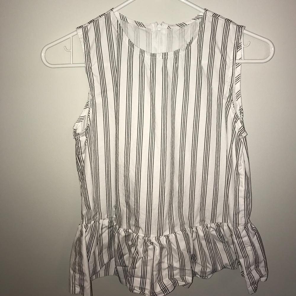 Black and white stripes shirt