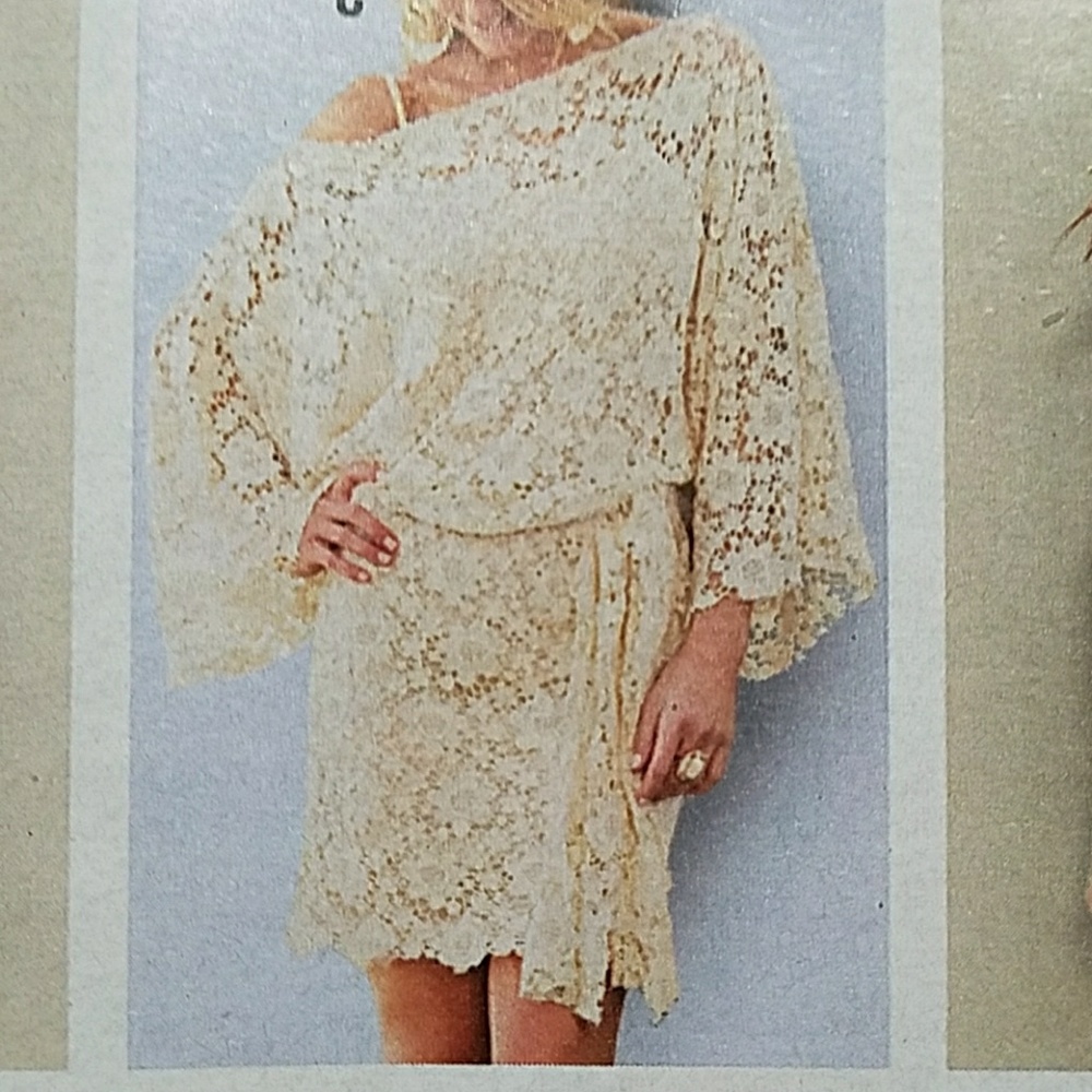 Beautiful belted lace dress
