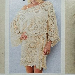Beautiful belted lace dress