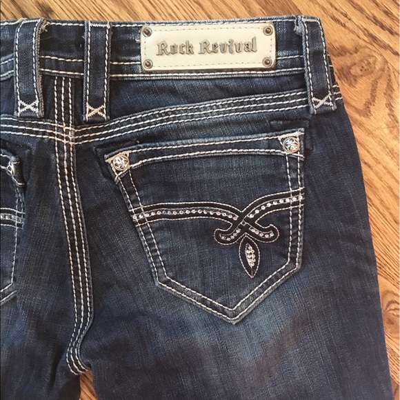 NEW ROCK REVIVAL SKINNY JEANS - Picture 2 of 3