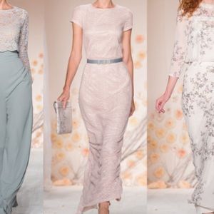 Runway edition lace maxi dress